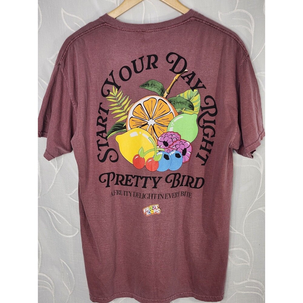 Kellogg's Froot Loops Toucan Sam T-Shirt Mens Large Graphic Tee Start Your Day